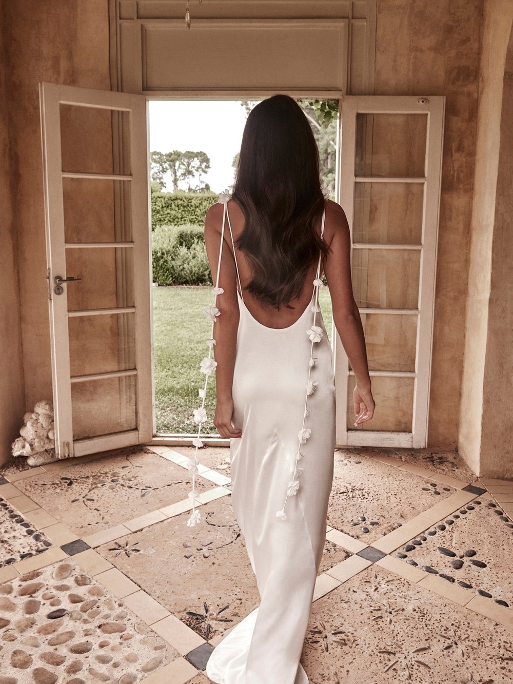Meshki Elenora Rose White Gown